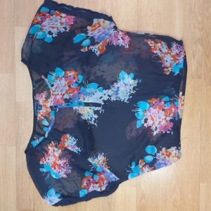 American Eagle floral blouse